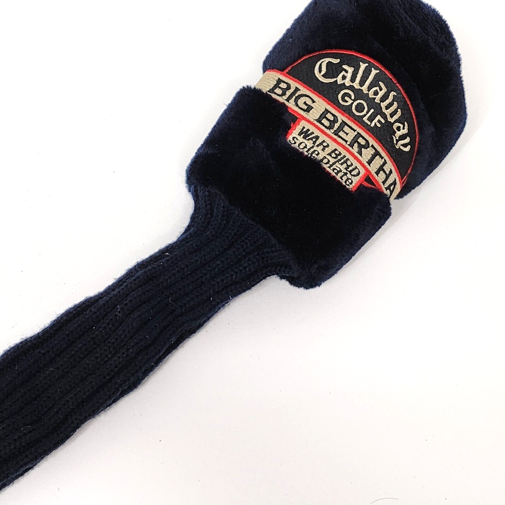 Callaway Golf BIG Bertha WARBIRD Sole Plate Driver Head Cover Black / Navy - Picture 4 of 4